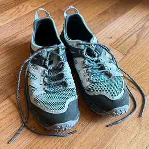 Merrell Hydrotrekker Water Trail Shoes Aqua Blue & Gray Women’s Size 9 J52810